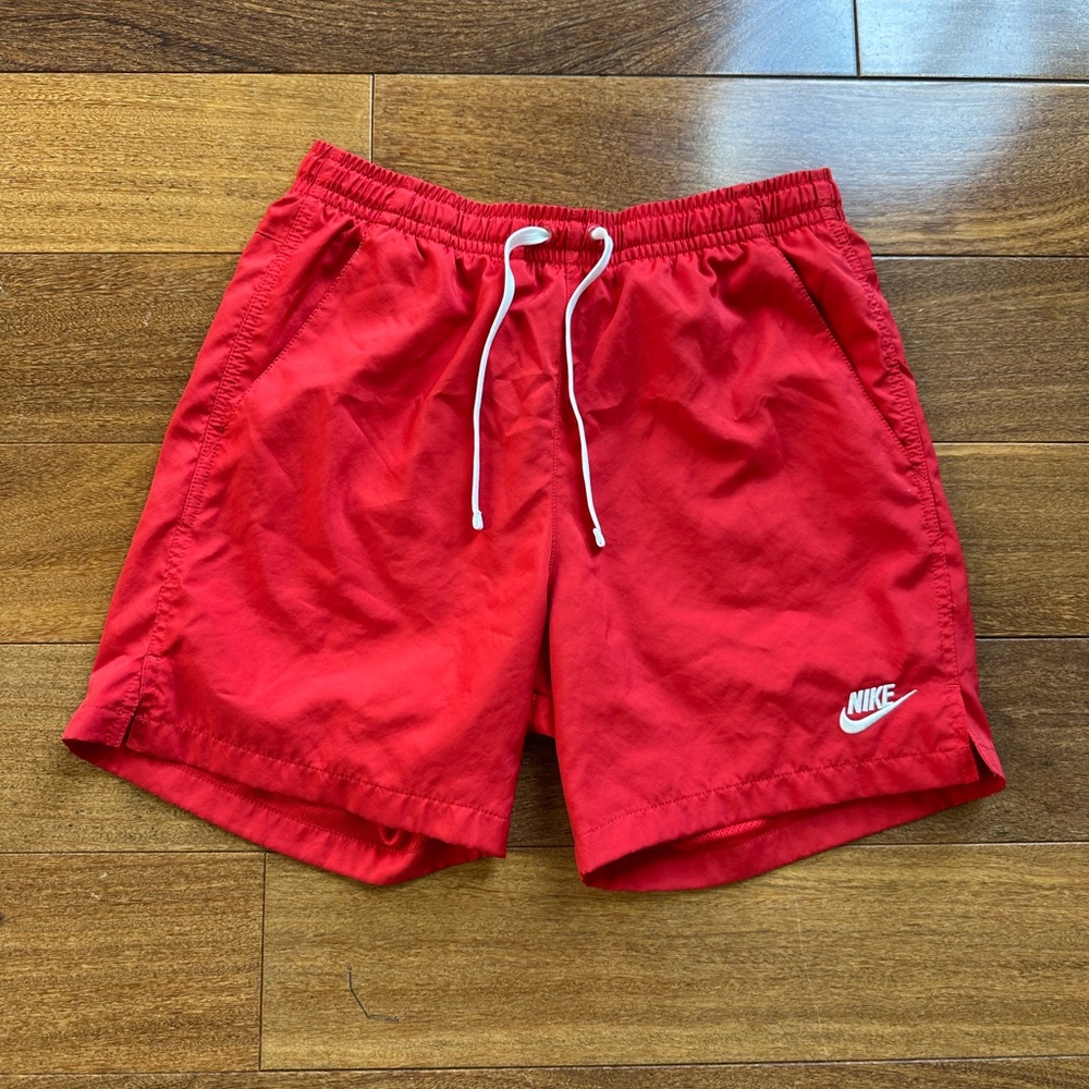 Nike Men's Vibrant Red Swim Trunks